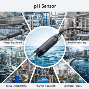 Sonde de pH pour piscine, laboratoire, équipement de test d'eau industrielle - Product Image 3