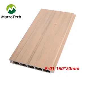 160*20mm Lĩnh Vực Nhà vườn trang trại WPC Composite riêng tư hồ bơi hàng rào tấm ngoài trời