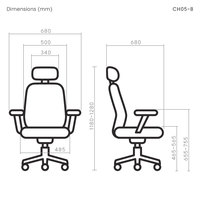 Chaise de bureau ergonomique haut de gamme en maille avec soutien lombaire dynamique et assise à profondeur réglable – Vente en gros