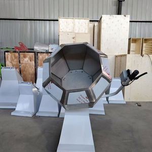 Commercial Octagonal Mixer, Stainless Steel Large Food Seasoning Bucket, <b>Feed</b> Coating Powder, Sugar, Meat Pickling Mixer - Product Image 1