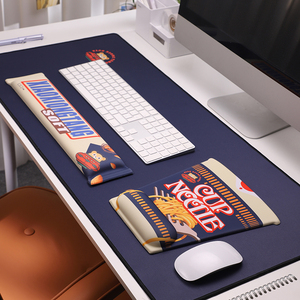 Lớn chơi game văn phòng chuột pad với cổ tay phần còn lại hỗ trợ và bàn phím khay mô hình mới thăng hoa in ấn chứng khoán bàn mat - Product Image 1