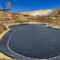 Lámina/Película de Polietileno UV Negra para Revestimiento de Estanques de 1 mm, 1.5 mm, 2 mm, Geomembranas con Recubrimiento de Polietileno para Proyectos
