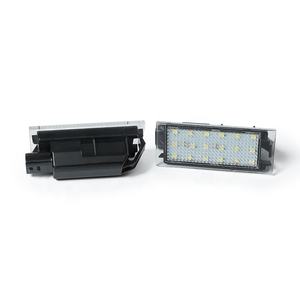 Eclairage de plaque d'immatriculation à LED pour <span class=keywords><strong>Renault</strong></span> Vel Satis 2005.04-2009 <span class=keywords><strong>Twingo</strong></span> II 2007-2014 Clio III 2005-2014 Clio IV 2012 ~ Espace IV <span class=keywords><strong>2002</strong></span> ~ - Product Image 2