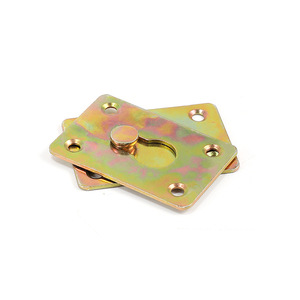 Zinc Alloy Connector Plate 3mm <b>Gap</b> For Furniture Joining Durable Hardware Accessory - Product Image 2