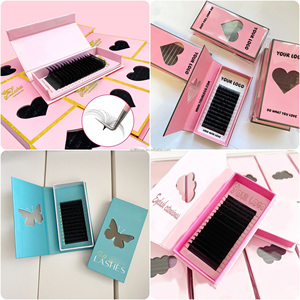 कस्टम वास्तविक मिंक प्राकृतिक नरम हस्तनिर्मित व्यक्तिगत पलक एक्सटेंशन curl चांदी-प्लेटेड बैक कार्ड ट्रे अर्ध स्थायी - Product Image 5