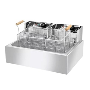 Friteuse à pommes de terre électrique en acier inoxydable pour cuisine commerciale, avec une longue durée de vie, pour utilisation en restaurant - Product Image 1