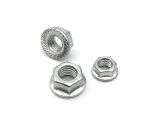 Vente en gros d'écrous à bride de blocage en acier au carbone M3-M12 <span class=keywords><strong>avec</strong></span> <span class=keywords><strong>rondelle</strong></span> à écrou rotatif M4-M7 zingué et nickelé - Product Image 1