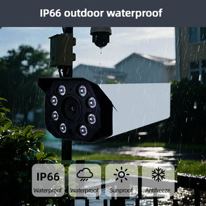 Caméra d'extérieur 4K 8MP 5MP POE HD IP <span class=keywords><strong>IR</strong></span> Bullet Audio bidirectionnel 8pcs <span class=keywords><strong>IR</strong></span> <span class=keywords><strong>LED</strong></span> <span class=keywords><strong>IR</strong></span>-CUT Vision nocturne Caméras de vidéosurveillance Ip66 étanches - Product Image 2