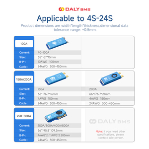 Smart Active BMS with RS485 24v 4S 8S 12S 16S BMS 24S 200A 300A 400A 500A 1000A Lifepo4 battery BMS system - Product Image 6