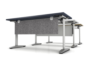 Table de <span class=keywords><strong>bureau</strong></span> pliante avec roulettes, empilable, portable, pour la formation, l'étude, le travail, mobilier de <span class=keywords><strong>bureau</strong></span> - Product Image 1