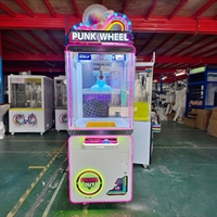 Machine à prix d'arcade à monnayeur, type tambour de jeu de bingo métallique, garantie 1 an, en anglais, mini lumière clignotante