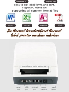 Impresora de Cinta de Satén Personalizable N-Mark D4022/D4032 203/306dpi, un Solo Color, Diseños Personalizados, Interfaz USB, Windows, en Stock - Product Image 4