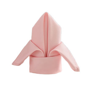 ผ้าเช็ดปากทำมือจากผ้าฝ้าย รูปทรงสี่เหลี่ยมจัตุรัส สำหรับอาหารจีนแบบตะวันตก ใช้เป็นแผ่นรองจาน สีขาวแดง หนาพิเศษ พับลายดอกไม้ สำหรับใช้ในบ้าน - Product Image 6