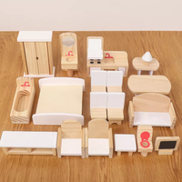 Maison de poupée en bois à trois étages pour filles, à construire soi-même, pour enfants de 2 à 13 ans, avec 20 petits meubles – Vente en gros