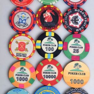 Fichas de Póker de Cerámica Duraderas - Fichas de Casino en Blanco Impresas por Transferencia Térmica para Personalización - Opciones Disponibles para Uso Promocional a Granel - Product Image 4