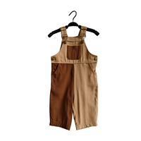 Vêtements pour enfants pour bébés printemps été garçons et filles bébé petits enfants bloc de couleur unie décontracté enfants bavoir pantalon