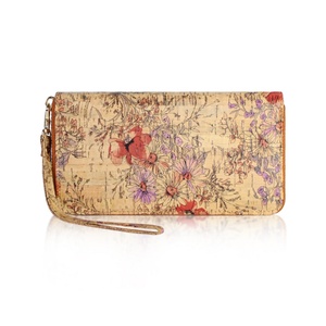 Women's Environmentally Friendly Anti-Theft Zip Around Wallet Long Purse with Cover Closure Travel Clutch <b>Wristlet</b> - Product Image 2