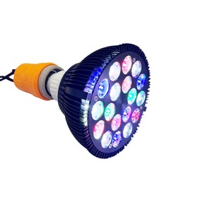<span class=keywords><strong>Ampoule</strong></span> <span class=keywords><strong>LED</strong></span> RGBW à spectre complet bleu/UV PAR38 54W <span class=keywords><strong>pour</strong></span> <span class=keywords><strong>aquarium</strong></span>, récif corallien, eau salée - Product Image 2