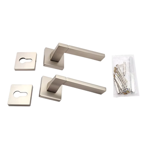 Premium Modern Interior Privacy <strong>Door</strong> Lever <strong>Door</strong> <strong>Knobs</strong> Minimalist Aluminum Handles with Security Lock for Villa Apartment - Product Image 3
