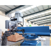 Mini-fraiseuse à tourelle bleu-blanc M4 de haute précision, durable et compacte, fabriquée en Chine