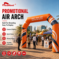 Arche gonflable hermétique FEAMONT, directement de l'usine OEM, pour événements d'inauguration d'entreprise, publicité, service ODM personnalisé
