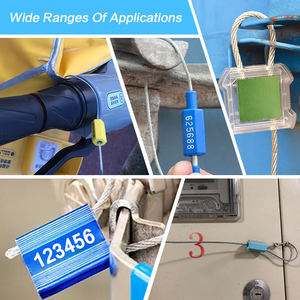 AH-CS002 Scellé de sécurité et <span class=keywords><strong>antivol</strong></span> jetable pour conteneurs, en alliage d'aluminium, avec câble de 1,5 mm - Product Image 6