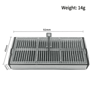 Filtre HEPA en plastique électrique de remplacement, à charbon actif, lavable, pour aspirateur <span class=keywords><strong>robot</strong></span> Dreame X30, pièces détachées - Product Image 2