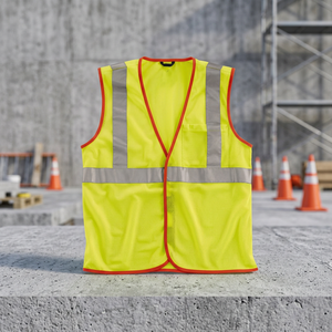 Gilet de sécurité d'été - Vêtements de travail en polyester unisexe - Product Image 2