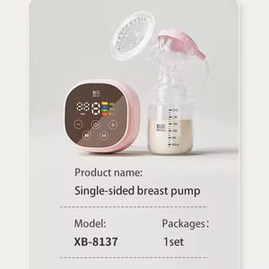 NCVI Pompe d'allaitement électrique <span class=keywords><strong>portable</strong></span> rechargeable à aspiration puissante en silicone de qualité hospitalière - Product Image 3