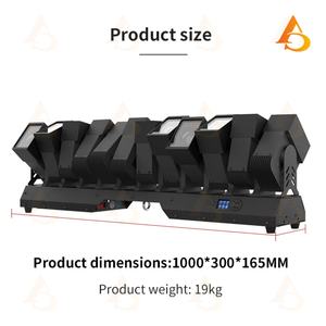 Iluminación Profesional, Barra de Cabeza Móvil Multicabezal de 12x60w, Luz de Cabeza Móvil LED RGBW DMX - Product Image 5