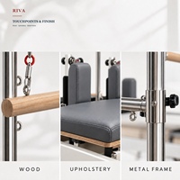Équipement de fitness commercial pour la maison, machine d'entraînement multifonctionnelle de Pilates, Reformer Pilates portable en bois, studio de Pilates