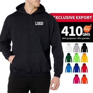 Sudadera con Capucha de Alta Calidad para Hombre, de Algodón y Poliéster, Estilo Off-Shoulder, Venta al Por Mayor, Personalizada con Impresión o Bordado - Product Image 1