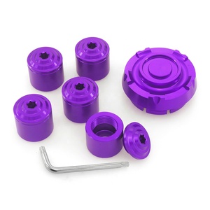Cache-moyeu de roue en aluminium Lavitin avec vis pour <span class=keywords><strong>Vespa</strong></span> Sprint Primavera GTS GTV 125 150 250 300 Accessoires - Product Image 3