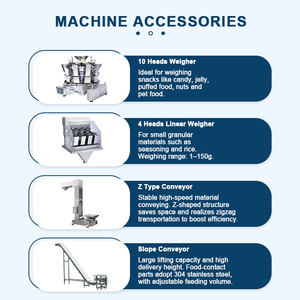 Machine d'emballage automatique pour sachets préformés Doypack, remplissage et scellage, pour l'emballage de haricots noirs et de céréales - Product Image 6