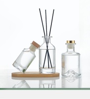 Diffuseur en verre de vente chaude 3oz 7oz 16oz Diffuseur bouteille en verre Diffuseur rond bouteille