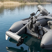 Moteur d'ancrage électrique Haibo, système d'ancrage de bateau à batterie au lithium, commande à distance et au pied pour bateaux de pêche, bateaux gonflables