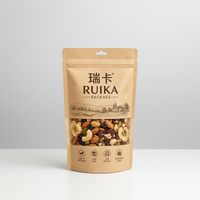 Sachet stand up personnalisé qualité alimentaire snacks café grains refermable étanche humidité doypack zip