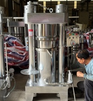 Presse hydraulique commerciale pour l'extraction à froid d'huile d'olive, d'avocat, de sésame et de beurre de cacao