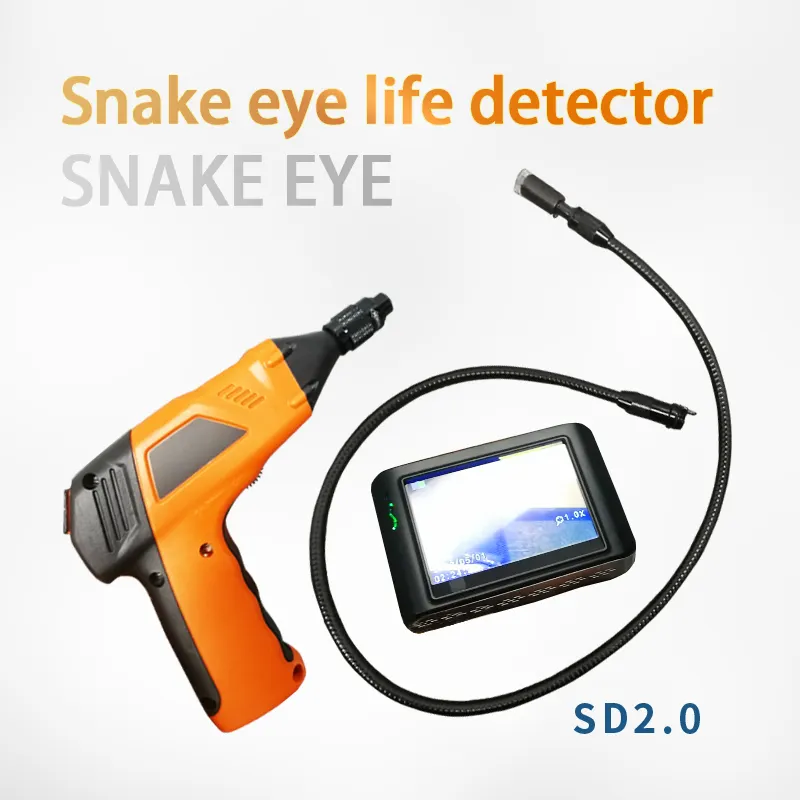 Snake Eye Leven Detector SD2.0 Hd <span class=keywords><strong>Video</strong></span> Nachtzicht Draadloze Aardbeving Ineenstorting Detector Leven Sensor