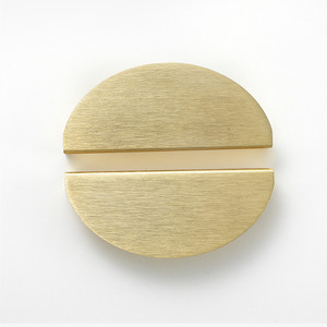 Half Round Cabinet Handle Aluminum Alloy Minimalist Design For Drawer And Cabinet <b>Door</b> Durable Finish - Product Image 3