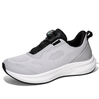 Chaussures de course à fermeture rotative, ajustement rapide, sans lacets, propulsion fluide, pour le jogging sur route