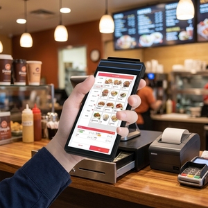 หน้าจอสัมผัสขนาด 8 นิ้ว ระบบ POS อัจฉริยะแบบพกพา Android รองรับ 4G LTE WiFi เครื่องอ่าน NFC พร้อมเครื่องพิมพ์ใบเสร็จแบบความร้อน รองรับ SDK ปรับแต่งได้ - Product Image 6
