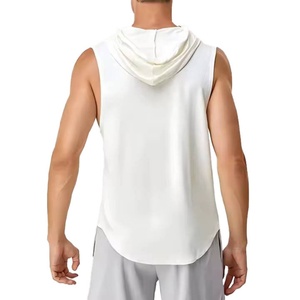 Gym Clothes <b>Men</b> <b>Sleeveless</b> <b>Hoodie</b> Custom Essentials Sweatshirts Pullover Hoodies <b>Sleeveless</b> <b>Men's</b> Hoodies - Product Image 4