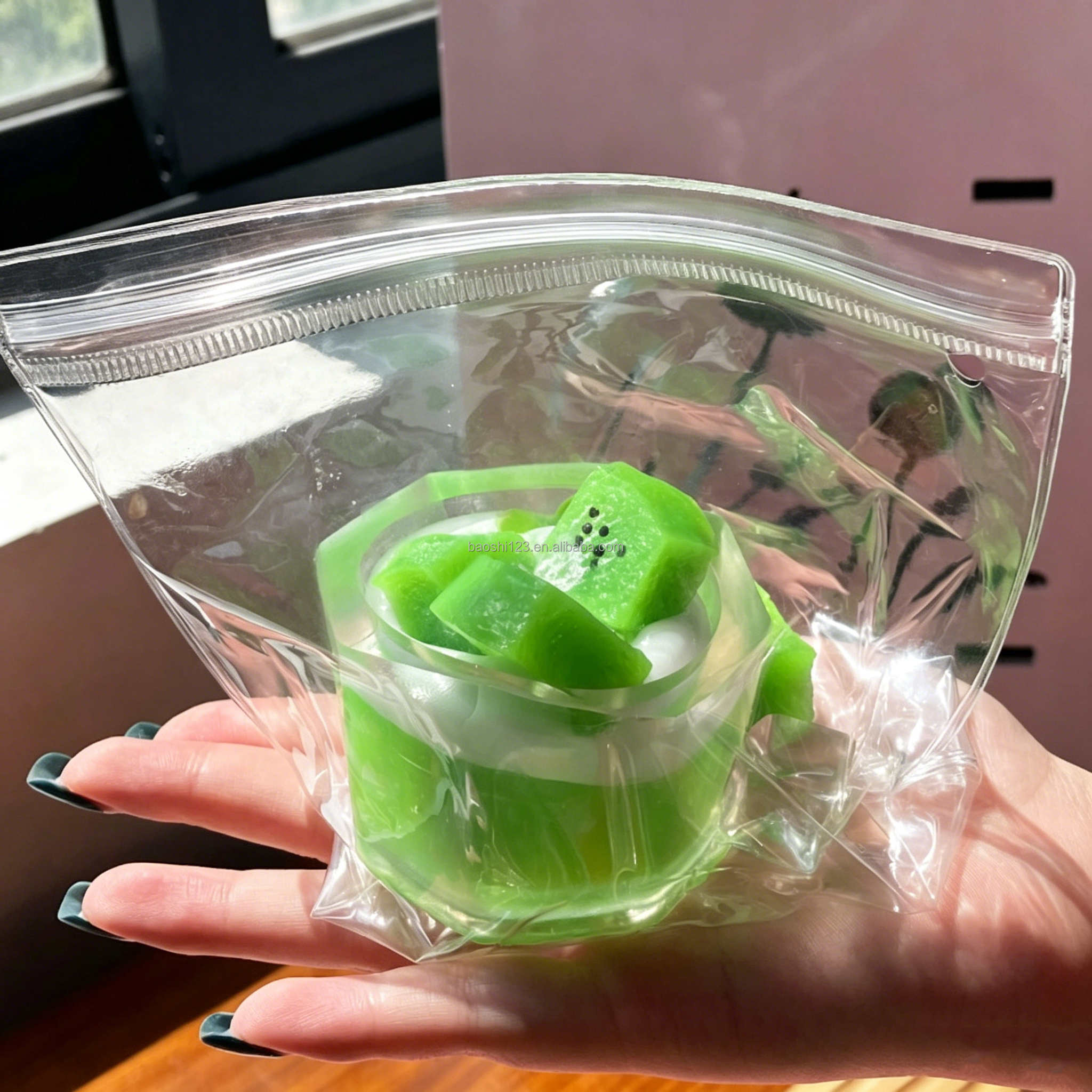 Kiwi Milkshake Cup