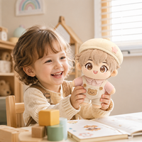 Fabricant de Peluches Personnalisées, Figurines d'Action en Coton de 20 cm, Jouets en Peluche, Vêtements pour Poupées, Poupées Idoles, Poupées en Peluche pour Enfants