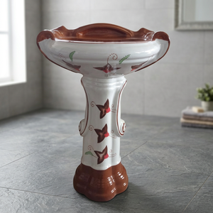 Luxury Western Pedestal <b>Basin</b> Solid Surface Granite Bathroom Sink Hand Wash <b>Basin</b> Hospital Villa Use Modern Design Lifetime - Product Image 6