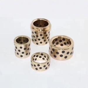 Bujes de Rodamiento Sin Aceite Directo de Fábrica, Forros de Buje Autolubricantes de Grafito y Cobre para Industrias de la Construcción - Product Image 1