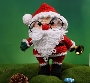 Beginner Friendly <b>Crochet</b> <b>Kit</b> for Adults, DIY <b>Crochet</b> <b>Kit</b> for Christmas Holiday Decor, Set With Festive Yarn Colors and Hooks - Product Image 4