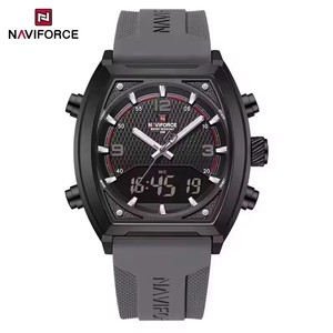 นาฬิกา NAVIFORCE 9242 รุ่นใหม่ นาฬิกาควอตซ์ดิจิตอลสำหรับผู้ชาย ดีไซน์ทันสมัย สายซิลิโคน กันน้ำ นาฬิกาสปอร์ตแบบลำลอง ปี 2025 - Product Image 5