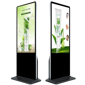 Touch screen lcd da pavimento per chiosco 43 49 55 65 pollici display per segnaletica digitale pubblicitaria a led